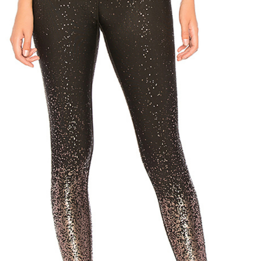 Beyond Yoga Alloy Ombre High Waisted Midi Leggings